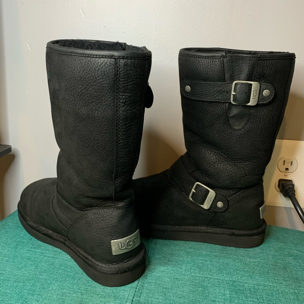 black High top UGG boots ONLY WORN ONCE
